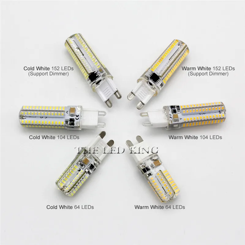 G9 LED 220V 36LEDs 48LEDs 152LEDs LED G9 Lamp LED Bulb SMD 3014 LED G9 Light Replace 20W/40W/80W Halogen Lamp Light