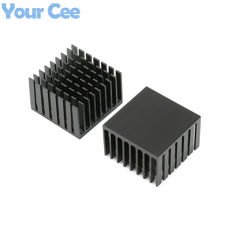 5pcs/1pc 37*37*24mm Heatsink Radiator Cooling Fin Aluminum Heat Sink 37x37x24 for LED Power IC Transistor Module PBC 37X37X24mm