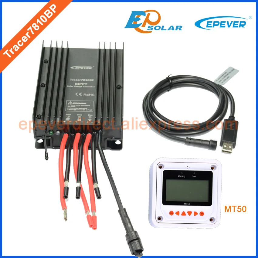 Solar voltage battery charger regulator Tracer7810BP free shipping with MT50 remote meter 30A 30amp EPEVER