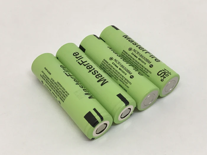 MasterFire 4pcs/lot Original 3200mAh NCR18650BM 18650 Battery Power Tool Mini Fan Lithium Batteries 10A discharge For Panasonic