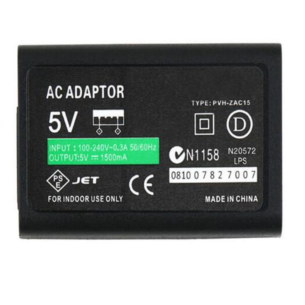 Cáp Dữ Liệu USB Nguồn Điện AC Adapter Chuyển Đổi Sạc Cho Sony Dành Cho PS Vita PSV 2000 Phích Cắm US