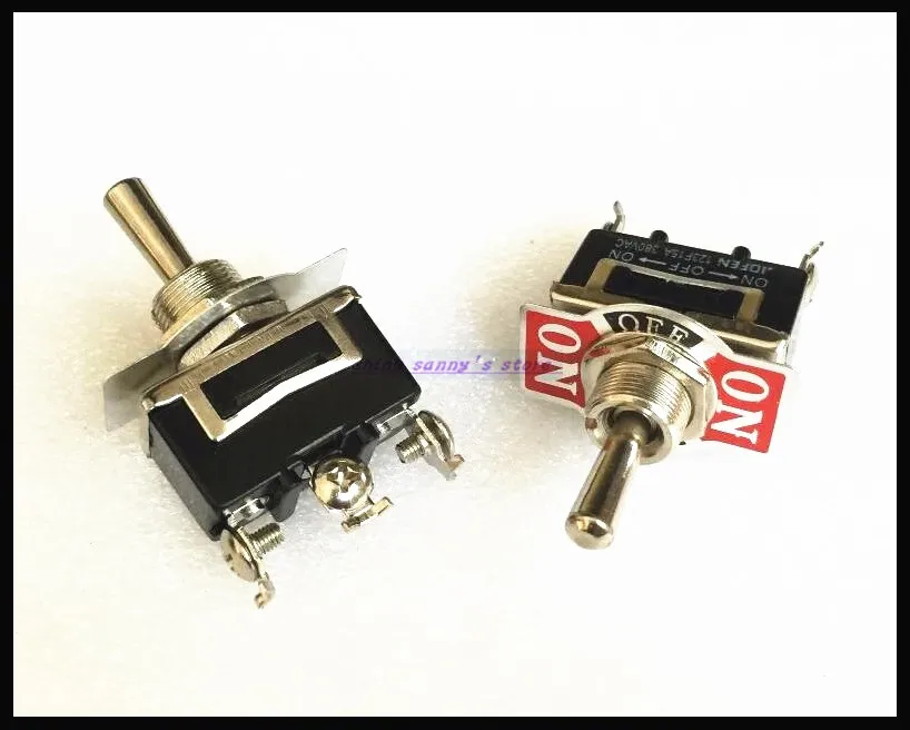 

5pcs/Lot 3-Pin 3 Position ON-OFF-ON Spring Return Momentary Switch 15A 250VAC Toggle Switch 123F Brand New