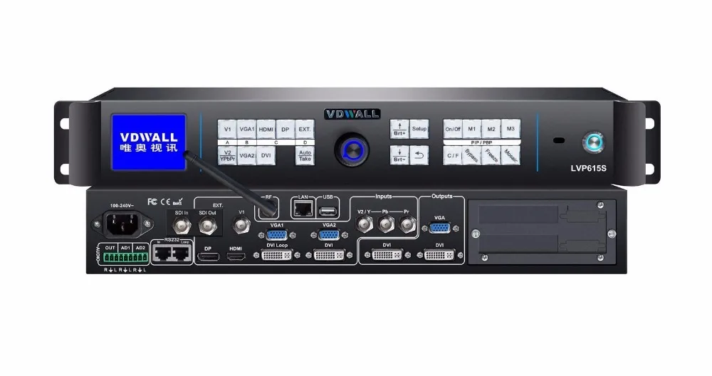 

VDWALL LVP615S + 1pc novastar MSD300 led video processor scaler