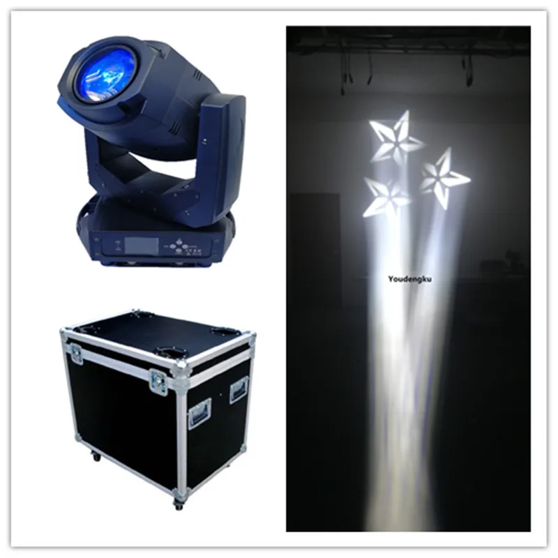 

4pcs moving head led with case 200 watt Led Moving Head spot Beam zoom Mobile Projector moving head 200 5r beam spot light