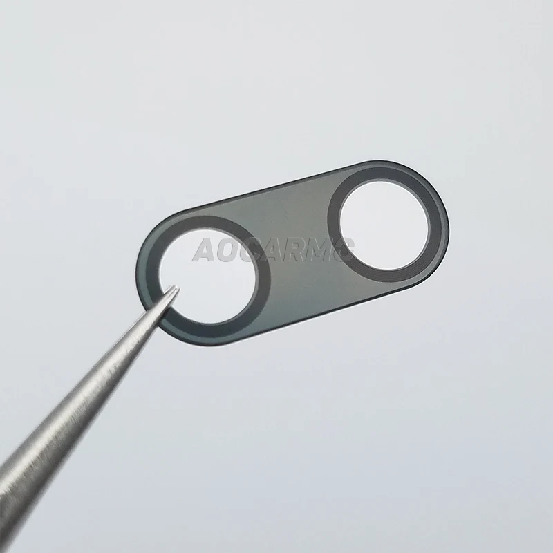 Aocarmo الخلفية الكاميرا الخلفية زجاج عدسة حلقة غطاء مع لاصق استبدال جزء لهواوي P20 5.8"