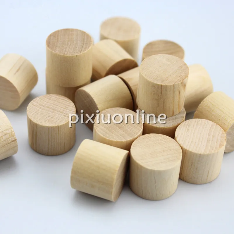 10pcs/lot J059 Cylinder Birch Block 19*16mm DIY Creative Parts Make Chess Pieces Free Shipping Russia