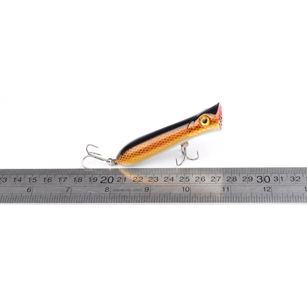 Popper Fishing Lure Wobblers 8cm 11.6g Floating Isca Artificial Hard Bait Crankbait Bass Pike Pesca Japan Carp Fishing Tackle