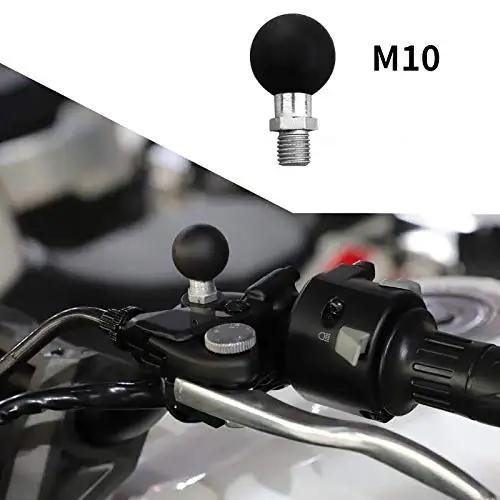 

Universal Motorcycle Accessories 1" Ball Base M10 x 1.25 Male Thread Mount | Motorcycle Motorbike for Ram Mounts