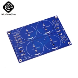 Placa de fuente de alimentación de filtro rectificador, 4x10000uF, 50V, cuatro 10000uF, para LM3886TF, TDA7293, módulo PCB, amplificador LM3886