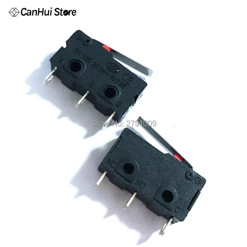 10PCS Tact Switch on off KW11-3Z 5A 250V Microswitch 3PIN Buckle New Straight Handle Switch The Micro Switch Contact Button 3PIN