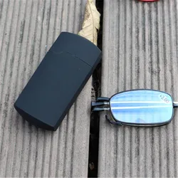 Occhiali Da Lettura Clara Vida Stainless Reading Glasses Folding For Men For Women Portable +1 +1.25 +1.5 +2 +2.5 +3 +3.5 +4