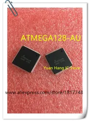 10 pz/lotto ATMEGA128-16AU ATMEGA128 TQFP-64 microcontrollore