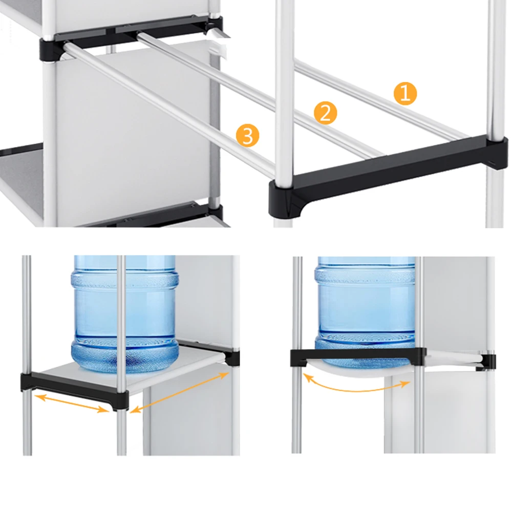 Delivery normal DIY Non-woven fold Portable Storage furniture When the quarter wardrobe Cabinet bedroom furniture wardrobe