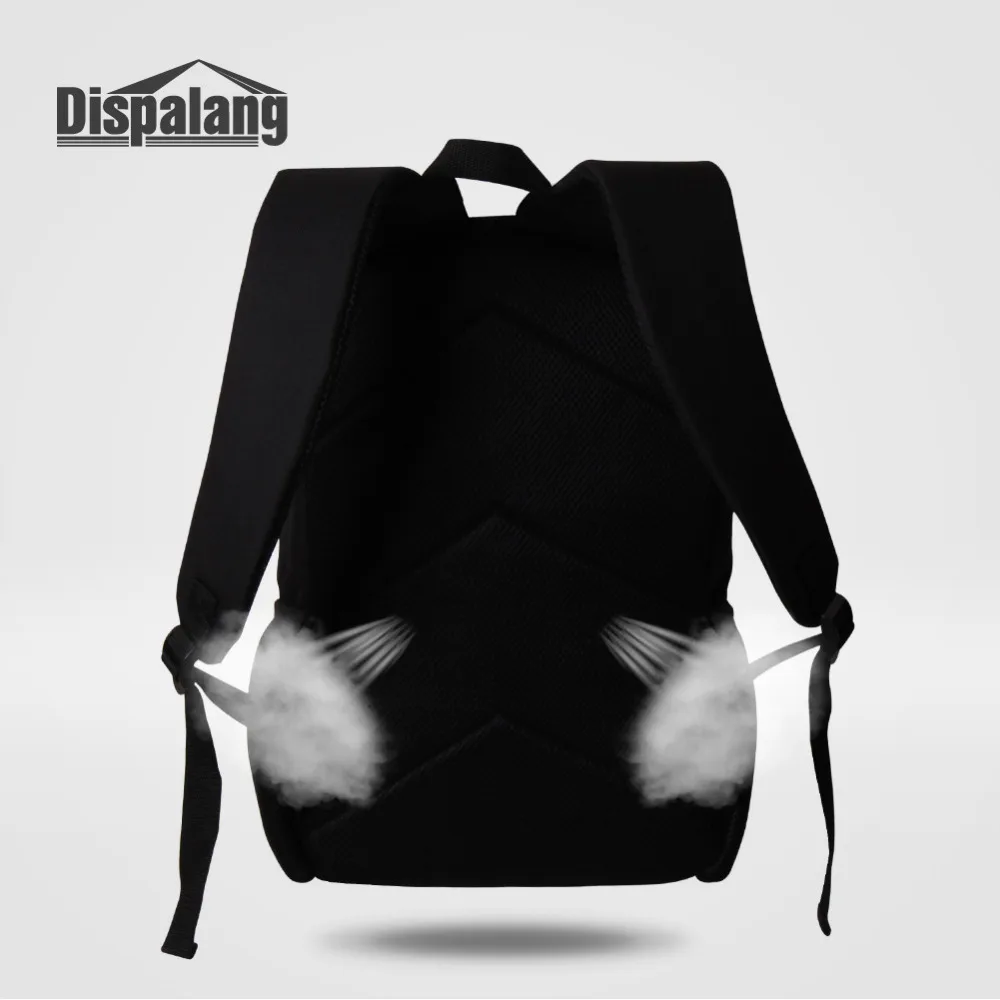 Dispalang Poster Wall School Bags For Children Mens Womens Graffiti Printing Backpacks Large Schoolbag Kids Book Bag Mochila