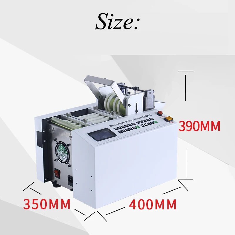 DG-100B Automatic Computer Pipe Cutting Machine Heat Shrinkable Wire Cable Tube Pvc Paper Cutting Machine Wire Cutter 220V