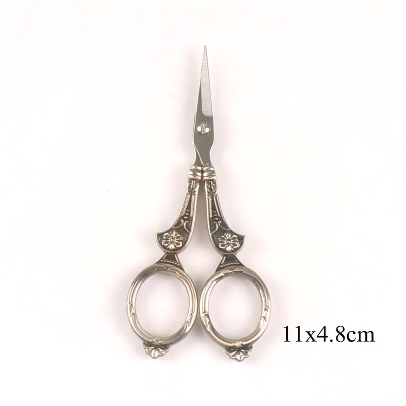 Embroidery scissor European Retro Classic Vintage Antique Craft Gold Sewing Crane Tailor Scissor Handicraft c2620