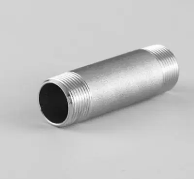 

1/2" NPT Male 304 Stainless Steel 100mm Length Barrel Nipple Forged Pipe Fitting 2000 PSI Water Gas Oil