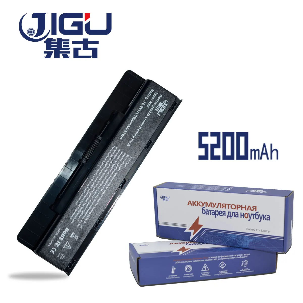 JIGU Laptop Battery A31-N56 A32-N56 A33-N56 For Asus N56 N56D N56D N56DY N56J N56JK N56VM N56VV N56VZ N56JN N56JR N56V N56VB