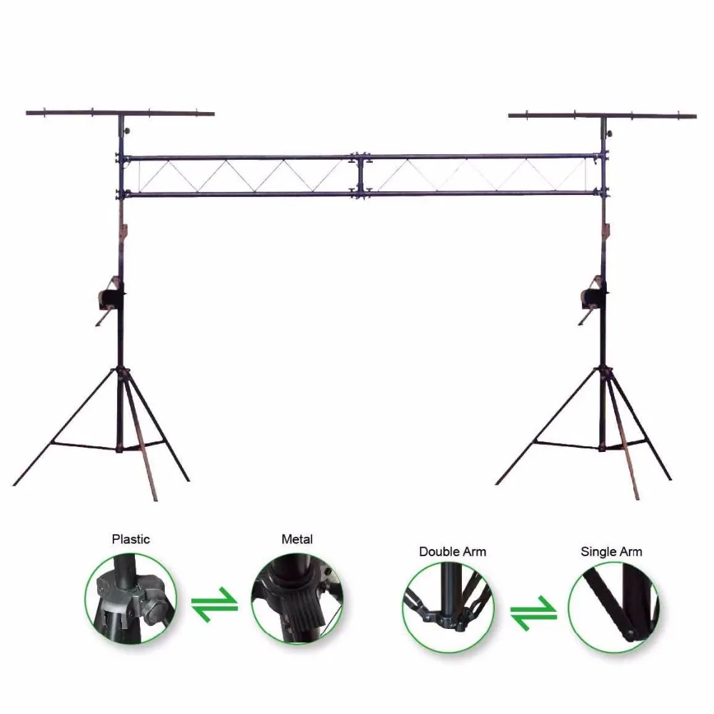 KUILONG mobile truss system /Truss L002 Lighting Stand with duty crank stand