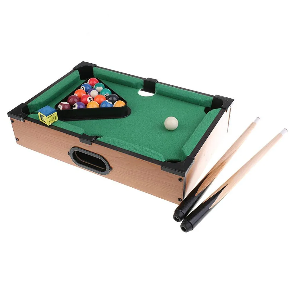 Mini Tabletop Pool Tabelle Desktop Billard Sets kinder Spielen Sport Bälle Sport Spielzeug Weihnachten Geschenk Familie Spaß Unterhaltung