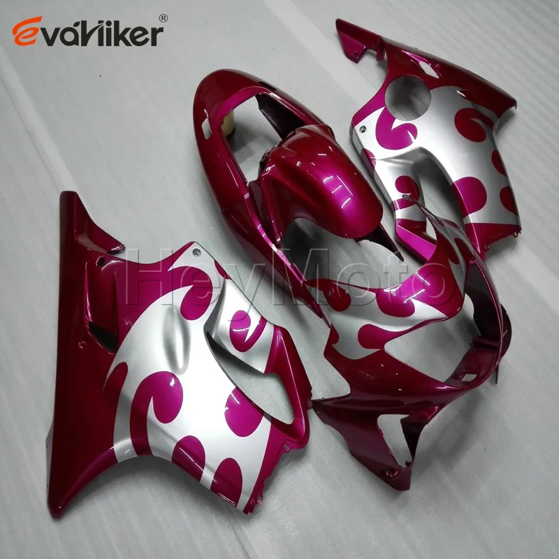 ABS Plastic fairings for CBR 600F4 1999 2000 pink F4 99 00 motorcycle bodywork kit Injection mold