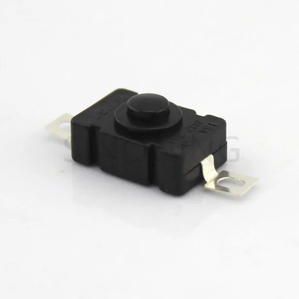 10PCS Black square switch (self - locking)  micro - switch electronic DIY materials