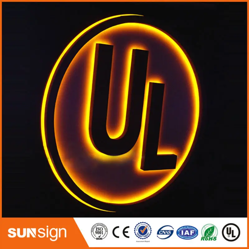 Advertising Stainless steel letters LED for cosmetics shop names