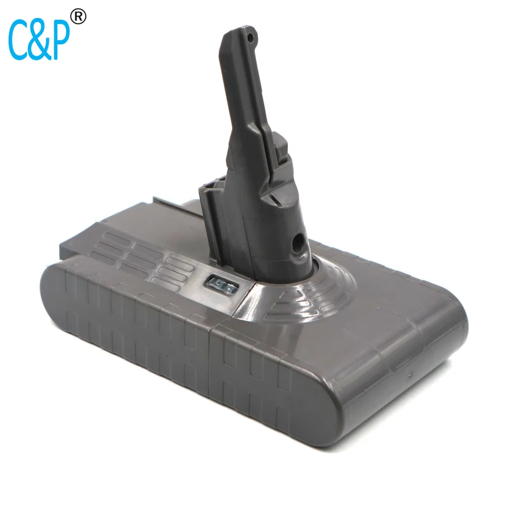C & P New 3000MAh 21.6Vชาร์จLi-IonสำหรับDyson Absolute & V8สัตว์เครื่องดูดฝุ่นสัตว์967834-02 64.8Wh 21.6V