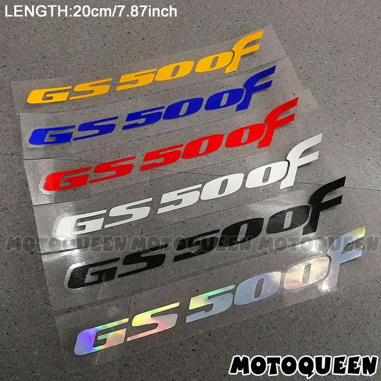 2PCS Reflective Motorcycle Wheels Fairing Helmet Side Tank Pad Decoration Logo Label Stickers Decals For SUZUKI GS500F GS 500F