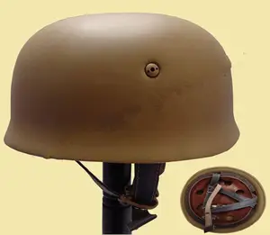 Wwiiドイツ降下猟兵M38鋼ヘルメット革ライナー落下傘兵のヘルメット世界戦争2ドイツM38 Helmet-GM034 - AliExpress