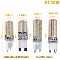 LED Bulb SMD 2835 3014 LED G4 G9 LED lamp 9W 10W 12W led Light DC12V AC220V 360 Degree Replace Halogen Lamp