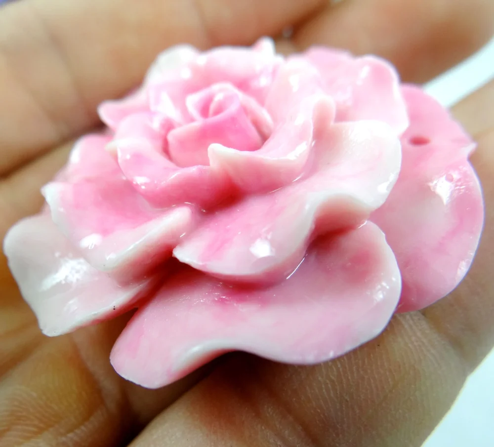 natural stone Quartz crystal Chinese Red Organic Cinnabar flower  pendant  for diy jewelry making necklace Accessories A29