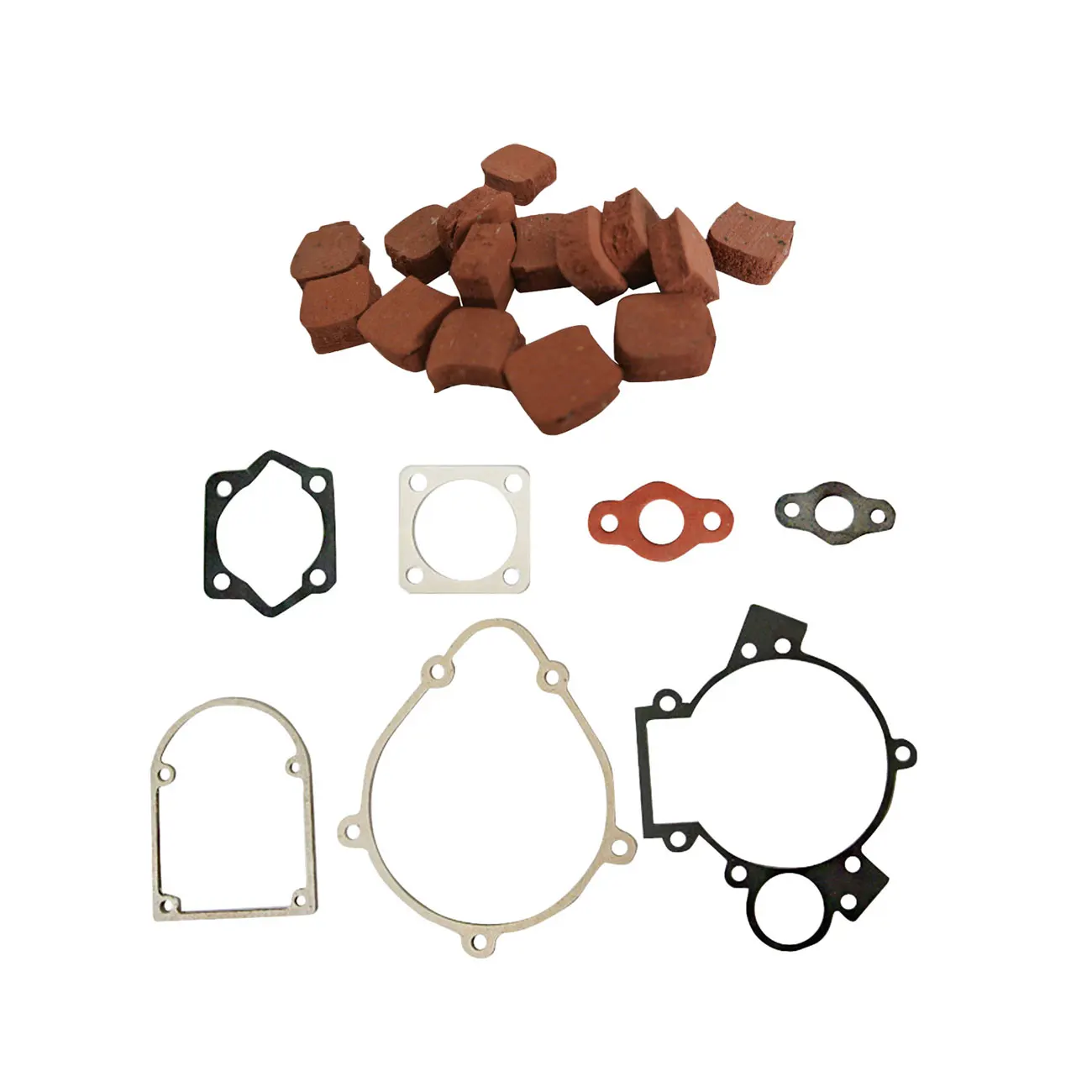 Gasket Kit And Engine Rubber Clutch Pads For 80cc Motorized Bicycle Bike