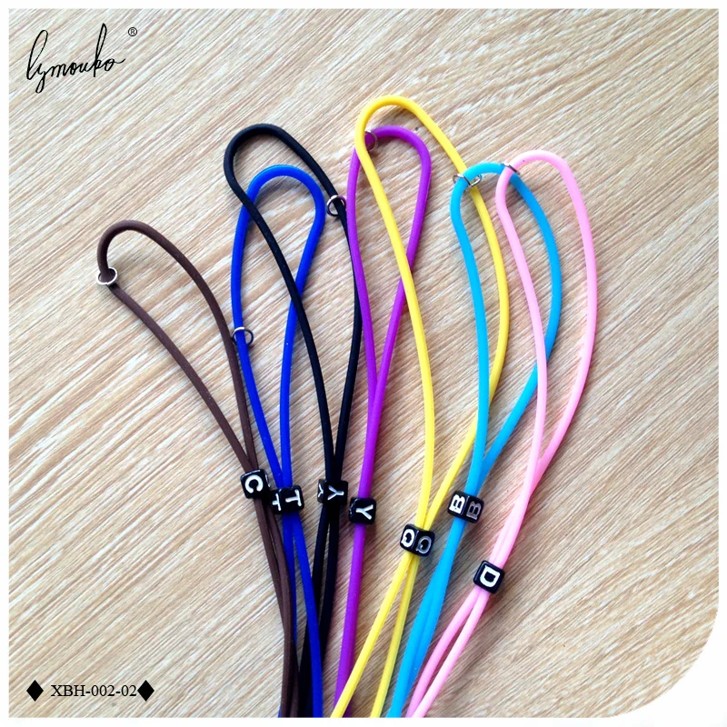 2 Pezzi/Lotto Cordoncini Elastici Antiscivolo in Silicone per Occhiali da Sole e da Vista, Catena Porta Occhiali, Cordino