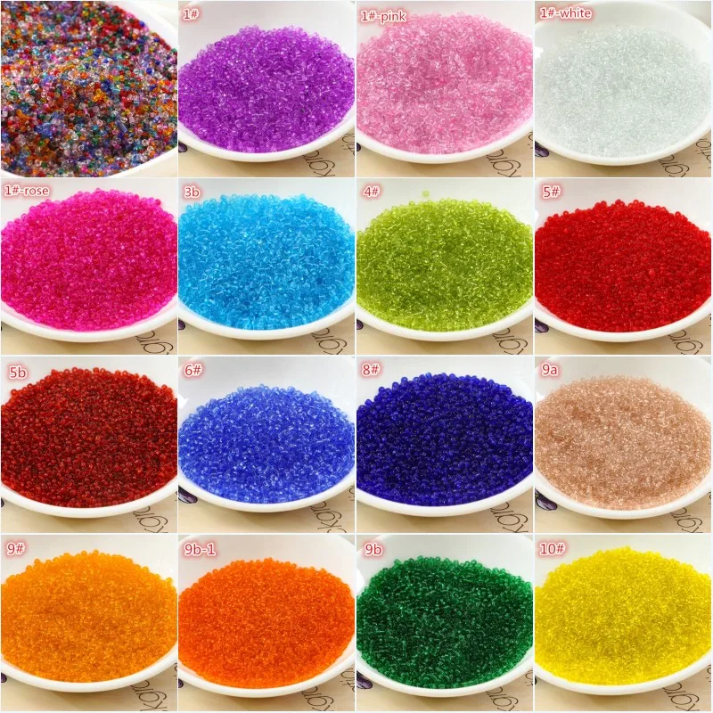 

10g 2mm Czech Seed Spacer Beads 600pcs Mini Glass Seed Beads Diy Garment Making Material For Handmade Cross stitch Fittings