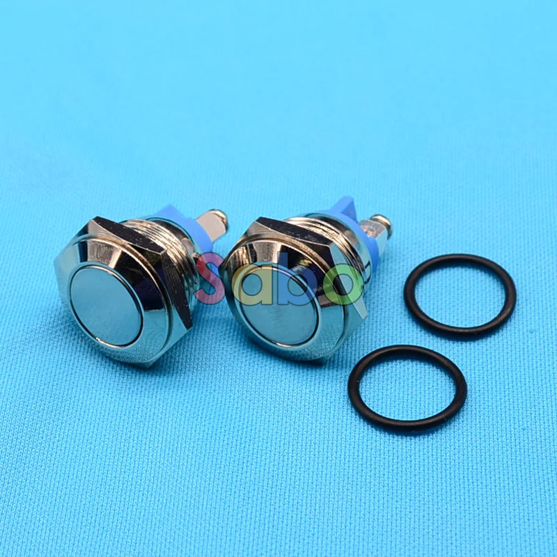 16mm Start Horn Button Momentary Stainless Steel Metal Push Button Switch Hot Worldwide