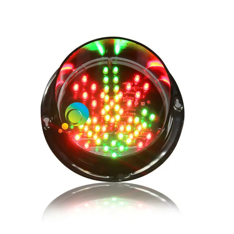 Factory direct price customized pattern 125mm red cross green arrow LED traffic light