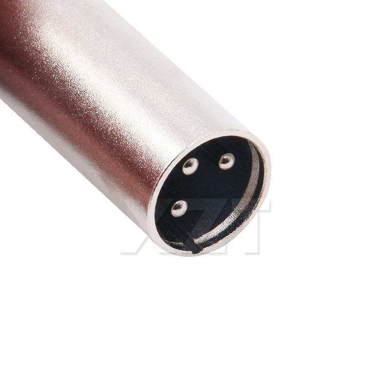 Wysokiej jakości 3 Pin wtyk XLR niklowane łącznik mężczyzna zmiana płci mikrofon Audio Adapter