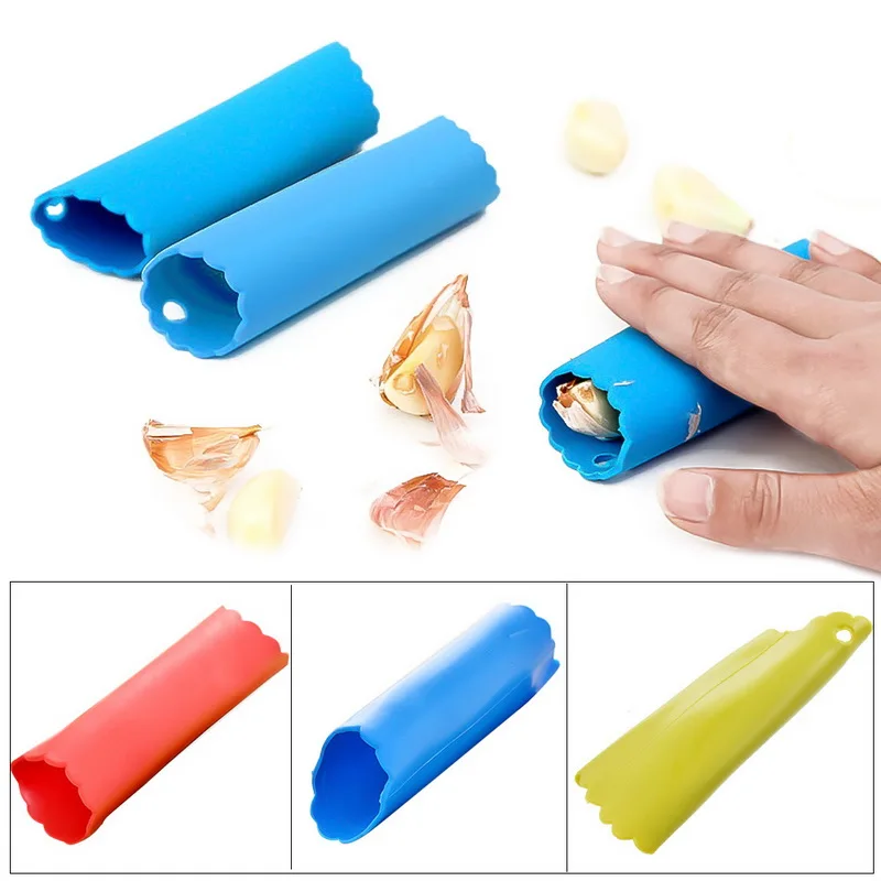 Useful Silicone Garlic Peeler Vegetable Peeler Practical Kitchen Gadget Garlic Stripper Tube Peeling Garlic Peeling