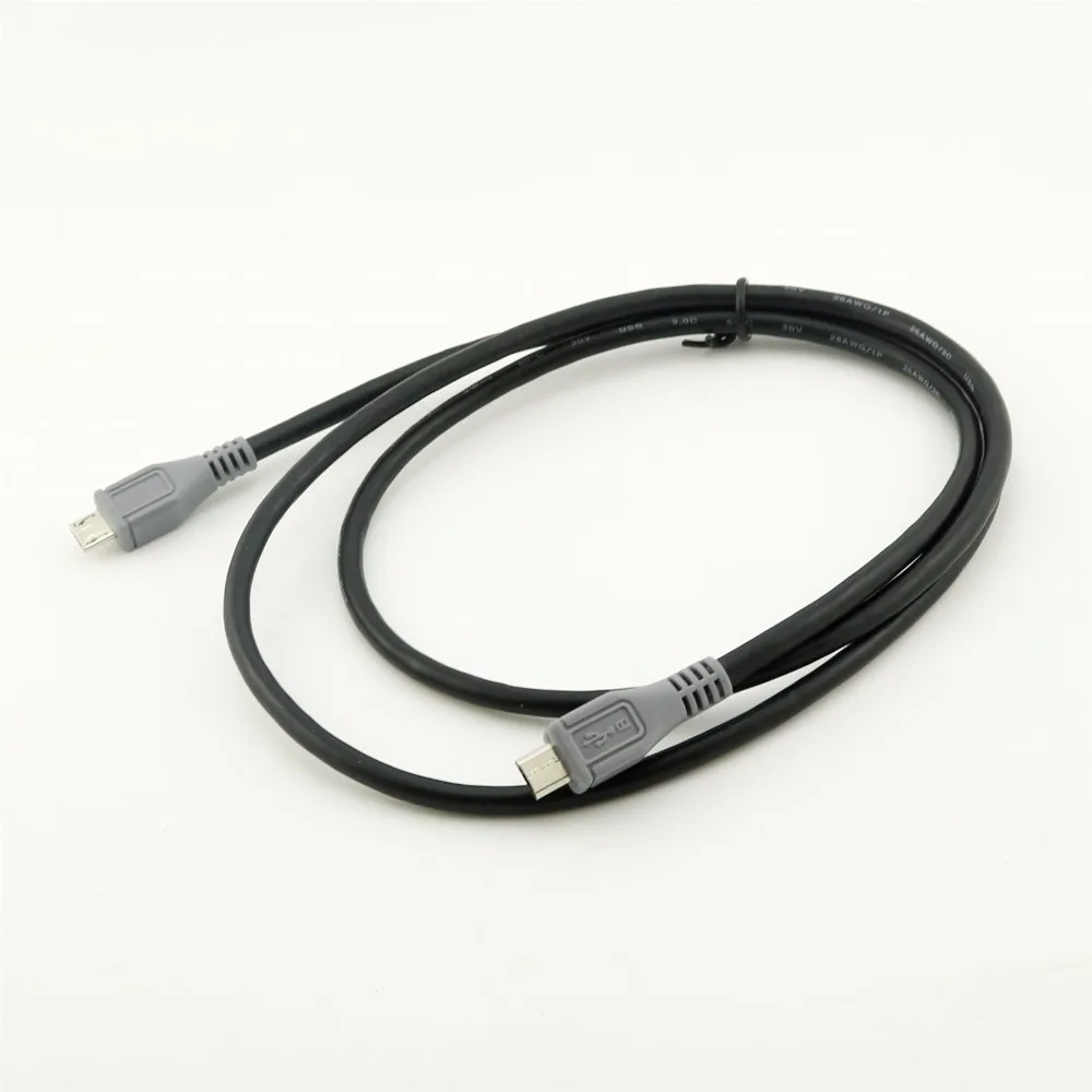 

10pcs Micro USB Type B Male To Micro B Male 5Pin Converter OTG Adapter Lead Data Cable 20cm / 1m 3ft