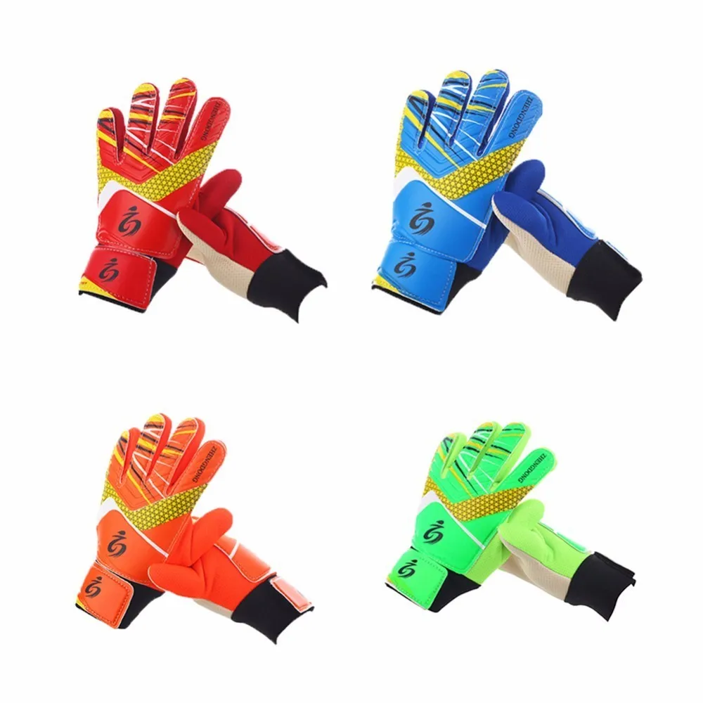 

Kid's Soccer Goalkeeper Hand Gloves guantes de portero for Children 5-16 Years Old Soft Goalkeeper Soccer Gloves Size 5/6/7