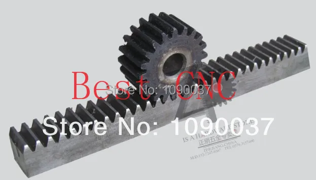 CNC Rack Gear Mod 2.5  Straight Teeth 25x25x1000mm spur gear precision machinery industry 45 steel