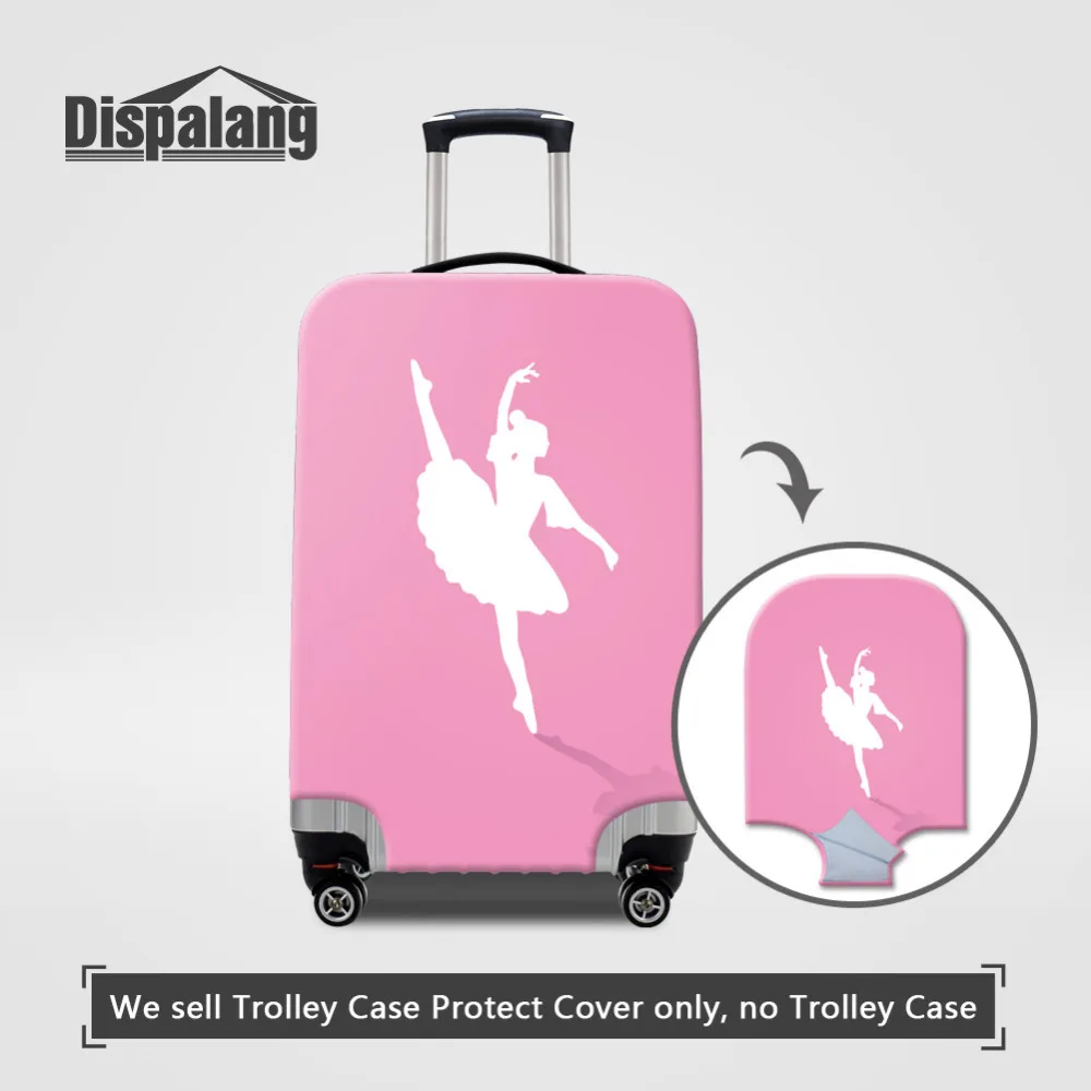 

Dispalang Travel Luggage Protective Covers Ballet Dancing Girls Suitcase Cover for 18-30 inch Trunk Case Anti-dust Bag Cover