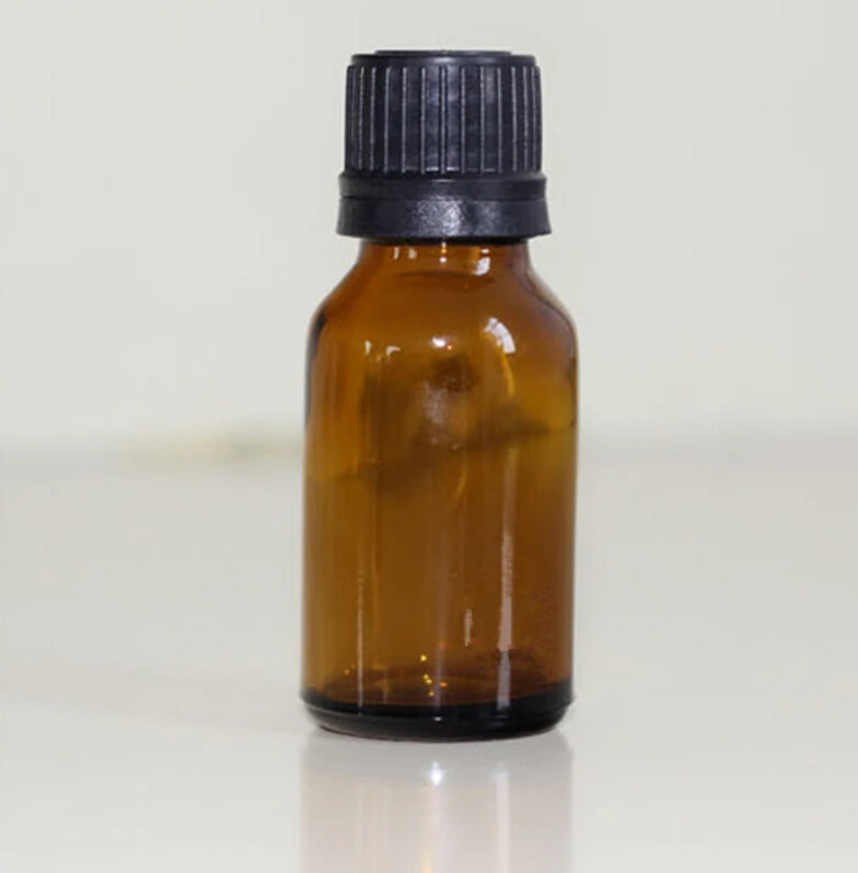 200*10ml amber glass essential oil bottle with tamper evident cap Amber essentia oil container