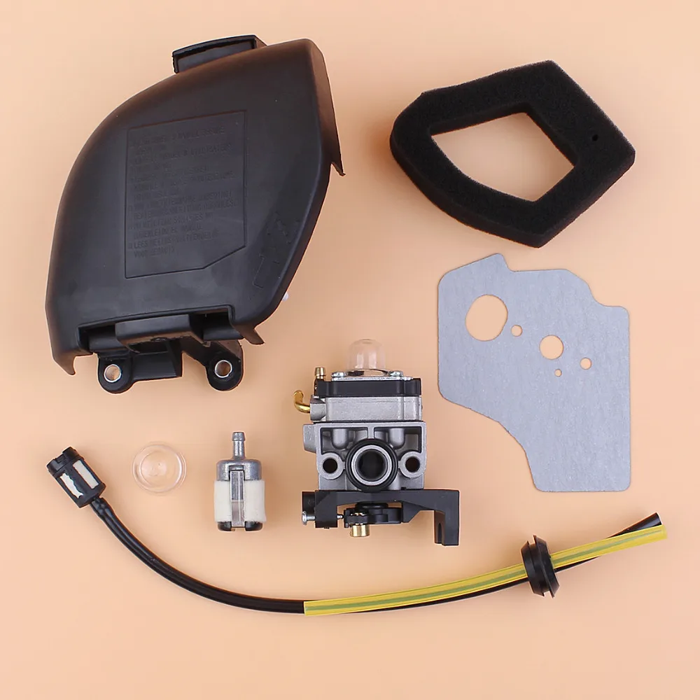 Bộ Chế Hòa Khí Lọc Không Khí Bao Nhà Ở Nhiên Liệu Dòng Grommet Dành Cho Xe Honda GX35 GX 35 1.3HP 4 Thì Gas Mini Xe Máy động Cơ Strimmer Cắt