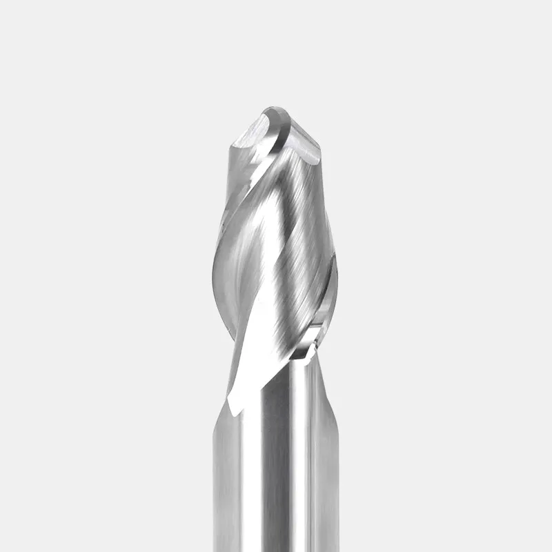 hrc55 D4 6 8*50 60mm 2Flutes ball nose end mill,milling cutter for Aluminum Spiral Bit Carbide CNC