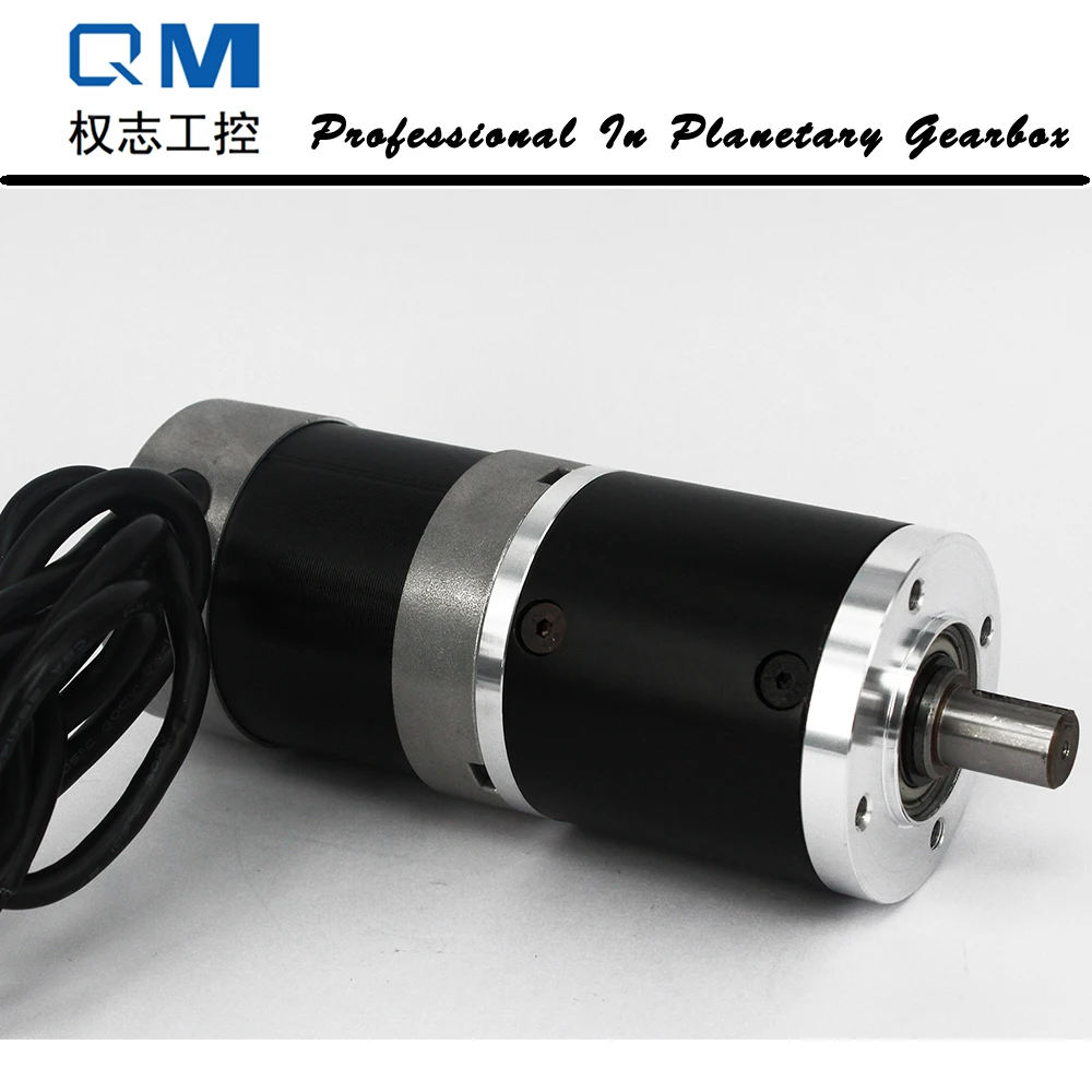 

Gear BLDC NEMA23 100W 24V Brushless DC Motor 4000Rpm Planetary Reducer Gearbox Ratio 50:1