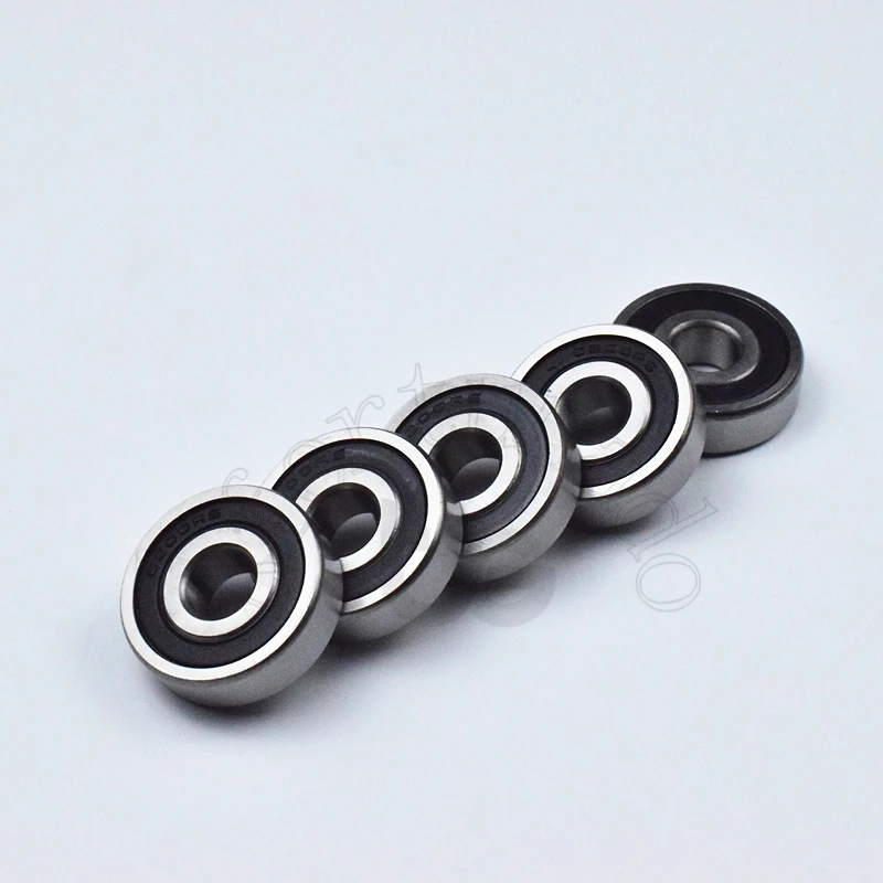 6200RS   chrome steel rubber Sealed Bearing 1pcs  10*30*9(mm)
