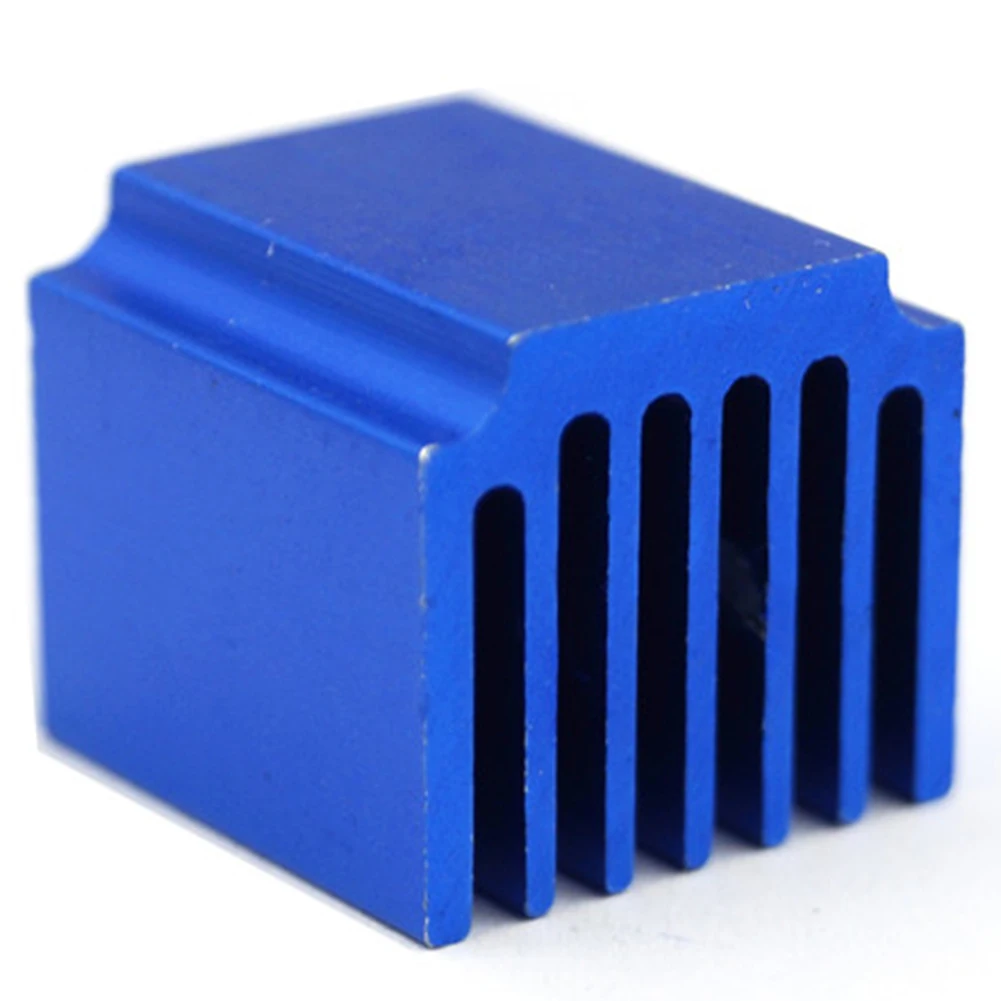 10pcs 3D Printer Parts Blue Aluminum Stepper Driver Heatsink For TMC2100 LV8729 TMC2208 TMC2130