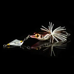 GOBYGO 1PCS High Quality Kopper Live Target Frog Lure 140mm/11g Snakehead Lure Topwater Simulation Frog Fishing Lure
